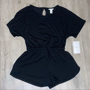 NWT Nordstrom black romper Size S. S as in a junior size. Not a women's S.